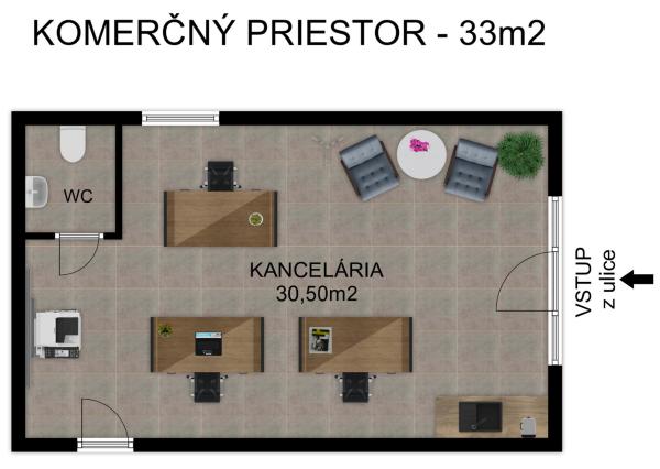 Na prenájom moderný kancelársky priestor v Šamoríne