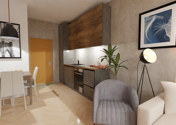 Na predaj investičný 2-izbový apartmán (nebytový priestor) v Bardejove s možnosťou prenosu DPH