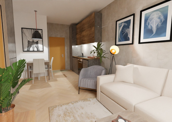 Na predaj investičný 2-izbový apartmán (nebytový priestor) v Bardejove s možnosťou prenosu DPH