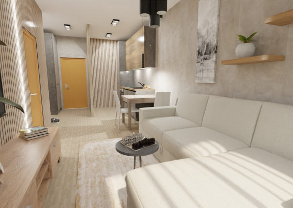 Na predaj investičný 2-izbový apartmán (nebytový priestor) v Bardejove s možnosťou prenosu DPH