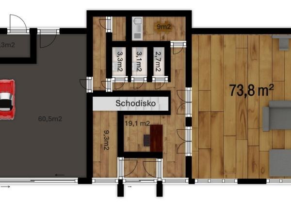 Na prenájom jedno podlažie polyfunkcie na Zavarskej ulici v Trnave