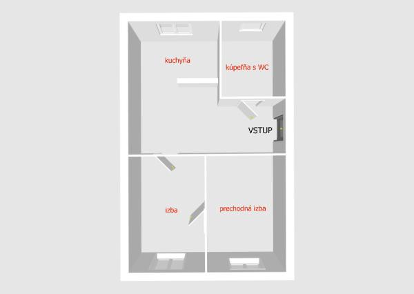 Na predaj: 2-izbový byt po kompletnej rekonštrukcii , Bánovce n/B- ul. K nemocnici – okamžite voľný!