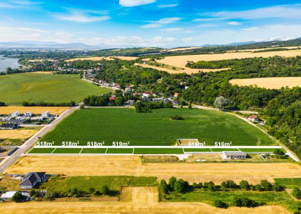 Na predaj pozemky určené na výstavbu rodinných domov v obci Sokolovce