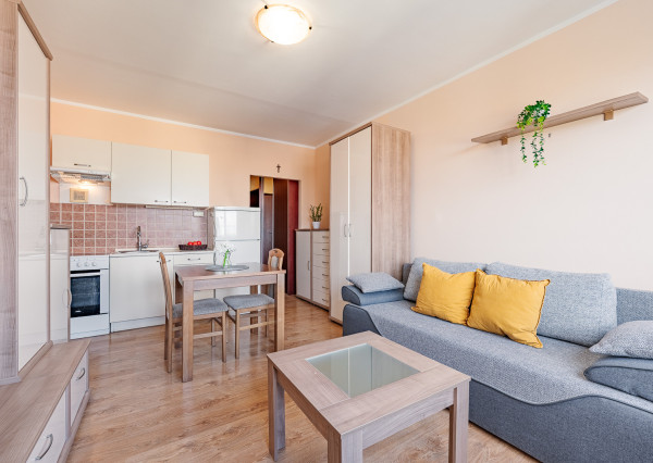 Na predaj čiastočne zariadená garsónka v Seredi