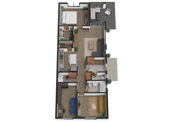 Na predaj štýlový 4-izbový rodinný dom v Hurbanovej Vsi