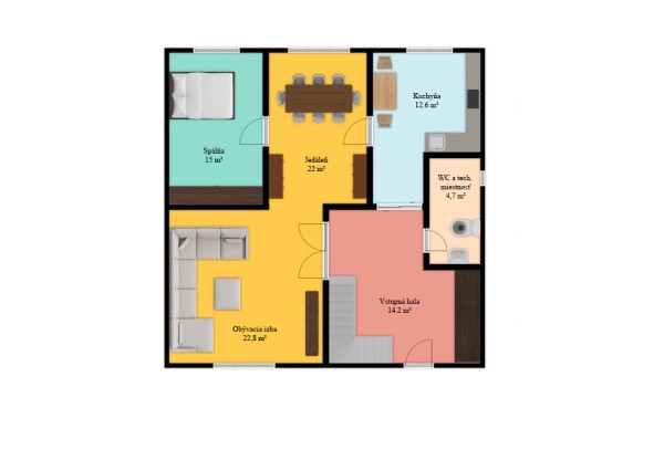 Na predaj 5-izbový rodinný dom v TOP lokalite v blízkosti Ružinova