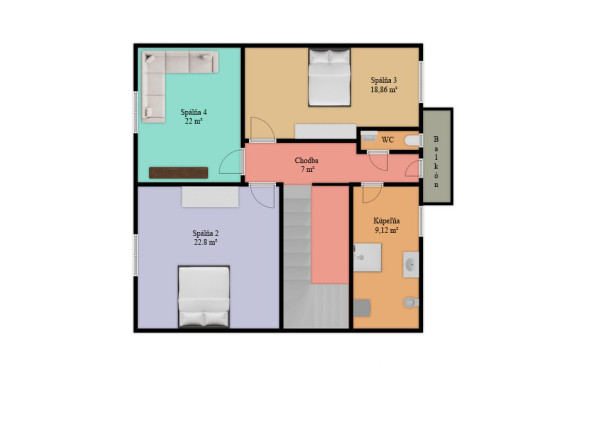 Na predaj 5-izbový rodinný dom v TOP lokalite v blízkosti Ružinova