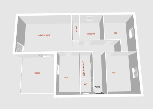 Exkluzívne iba u nás krásna novostavba v obci Uhrovec - dokončená