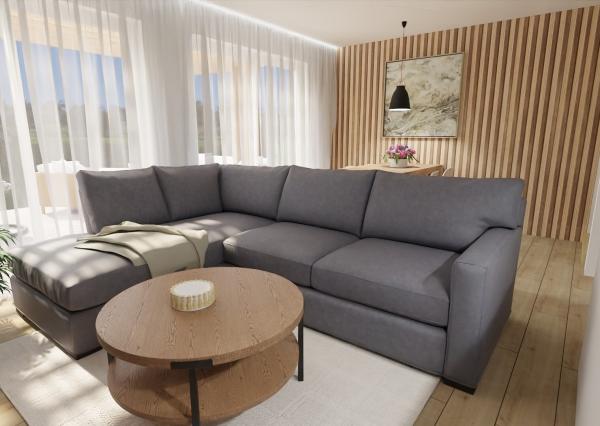 Predaj 4-izbová bytová jednotka v dvojdome v Lehniciach