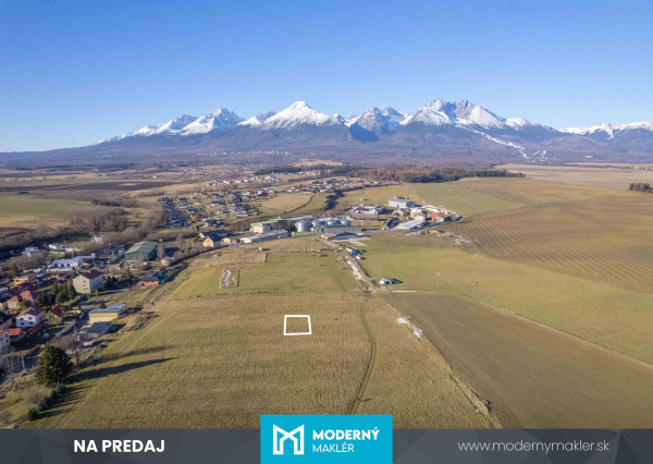 Na predaj pozemok v obci Mlynica