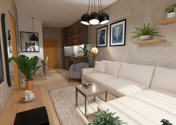 Na predaj investičný 2-izbový apartmán (nebytový priestor) v Bardejove s možnosťou prenosu DPH