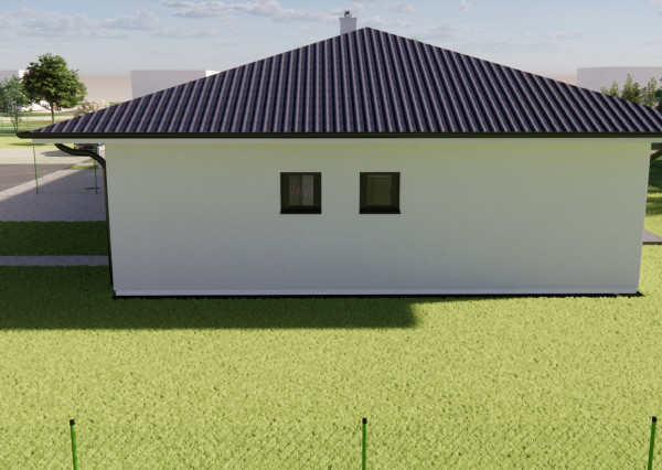 Na predaj 4-izbový rodinný dom TYP DOMU B  v obci Jelka