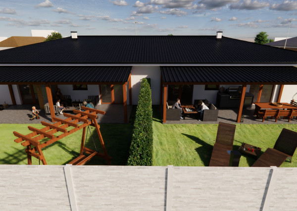 Na predaj 4-izbový rodinný dom TYP DOMU C  v obci Jelka