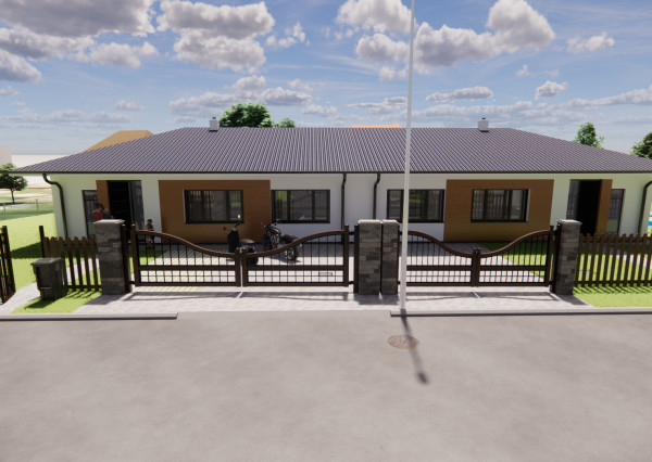 Na predaj 4-izbový rodinný dom TYP DOMU B  v obci Jelka