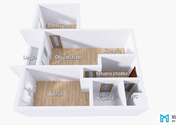 REZERVOVANÉ | Moderný 3-izbový byt v novostavbe s vlastným parkovaním