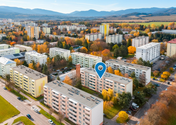 Na prenájom 2-izbový byt s loggiou v Martine na Severe