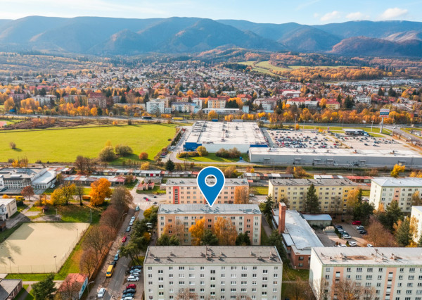 Na prenájom 2-izbový byt s loggiou v Martine na Severe