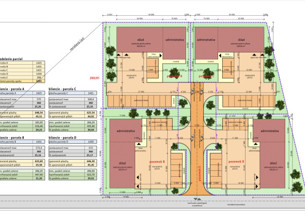 Na predaj 4 pozemky so stavebným povolením pri Trnave-Zavar
