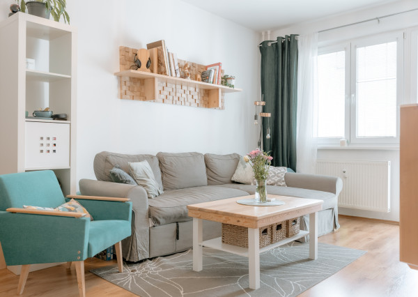 Na prenájom kompletne zariadený 2-izbový byt v centre Martina