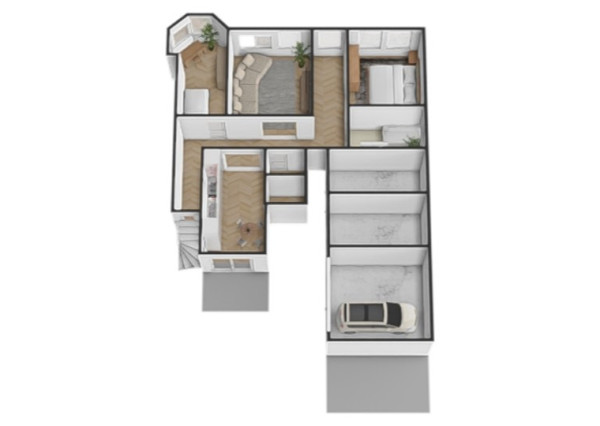 Na predaj čiastočne prerobený rodinný dom v Ruskovciach