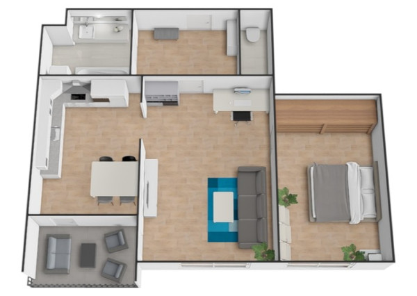 NA PRENÁJOM | MODERNÝ 2-IZBOVÝ BYT V TRENČÍNE