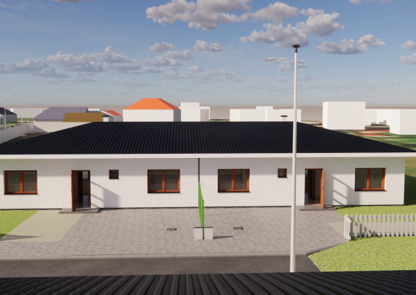 Na predaj 4-izbový rodinný dom TYP DOMU C  v obci Jelka