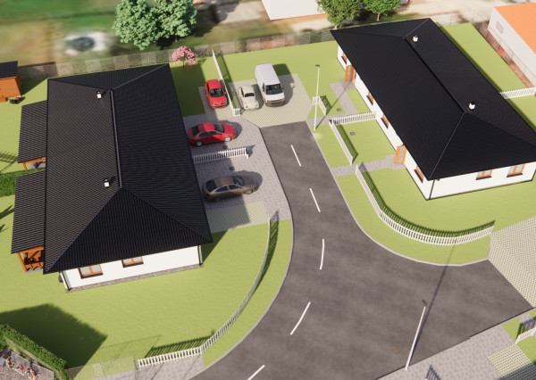 Na predaj 4-izbový rodinný dom TYP DOMU C  v obci Jelka