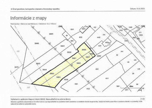 Nová cena !!! Exkluzívne na predaj pozemok - 1269m2, v obci Dežerice-časť Vlčkovo