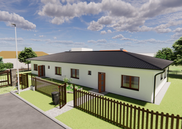 Na predaj 4-izbový rodinný dom TYP DOMU C  v obci Jelka