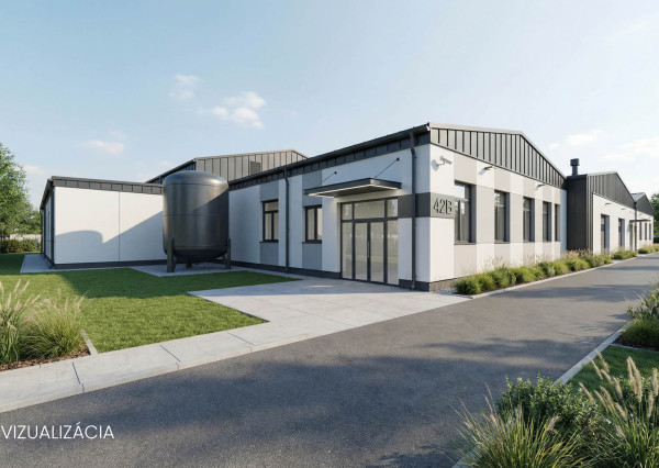 Na predaj výrobná hala s administratívnou časťou pri Lučenci