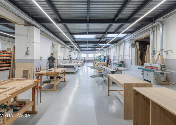 Na predaj výrobná hala s administratívnou časťou pri Lučenci