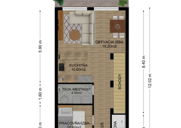 Na predaj novostavba v Lehniciach - časť trojdomu C