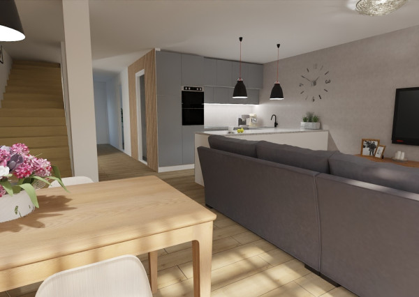 Na predaj novostavba v Lehniciach - časť trojdomu A