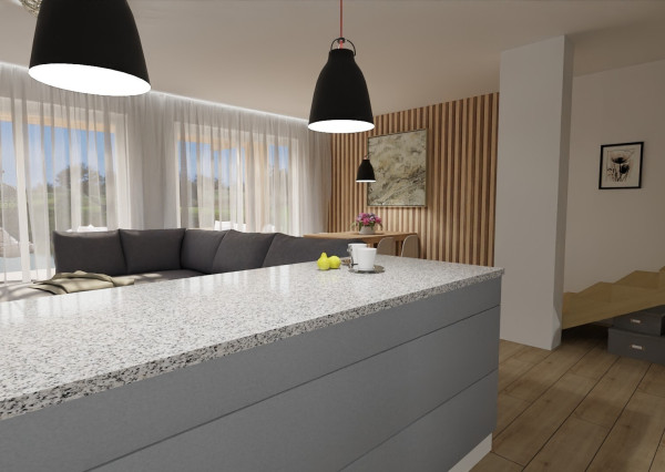 Na predaj novostavba v Lehniciach - časť trojdomu A