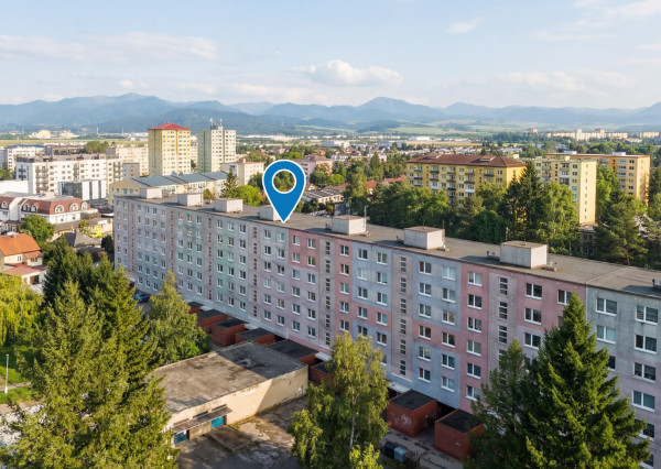 Na predaj veľkometrážny 3-izbový byt v Martine - Priekopa