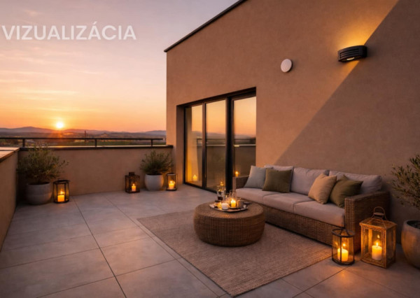 Na predaj 3-izbový byt s terasou v Bánovciach nad Bebravou