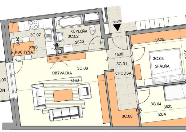 Na predaj zariadený 3-izbový byt s parkingom v Liptovskom Mikuláši