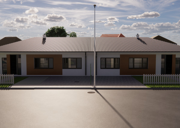 Na predaj 4-izbový rodinný dom TYP DOMU B  v obci Jelka