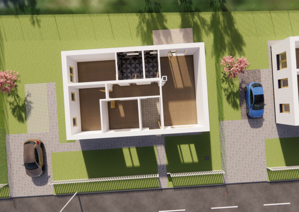 Na predaj 4-izbový bungalov TYP DOMU A  v obci Jelka