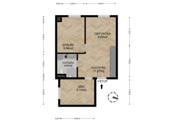 Na predaj investičný 3-izbový apartmán (nebytový priestor) v Bardejove s možnosťou prenosu DPH