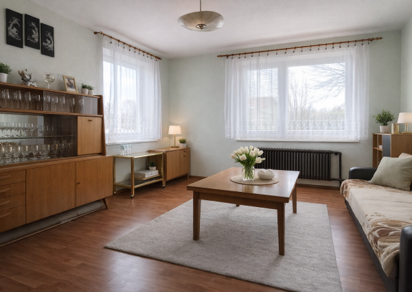 Na predaj čiastočne prerobený rodinný dom v obci Otrhánky