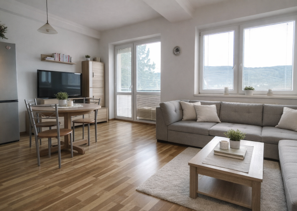 Na prenájom 1-izbový byt blízko Bánoviec nad Bebravou