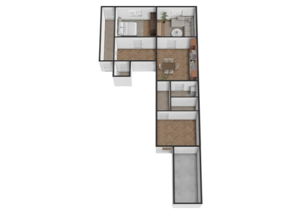 Na predaj kompletne prerobený 3-izbový rodinný dom v Trnave