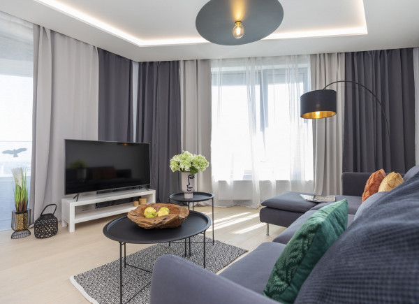 Na prenájom štýlový 3-izbový byt v SKYPARK RESIDENCE s výhľadom na prístav