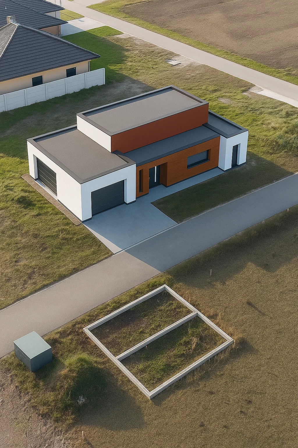 Na predaj stavebný pozemok so základovou doskou v Dolnom Vinodole