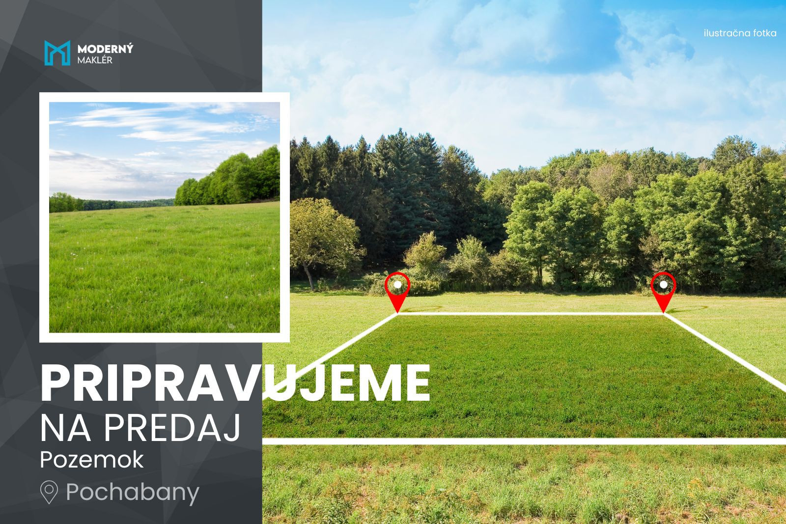 Na predaj pozemok v Pochabanoch