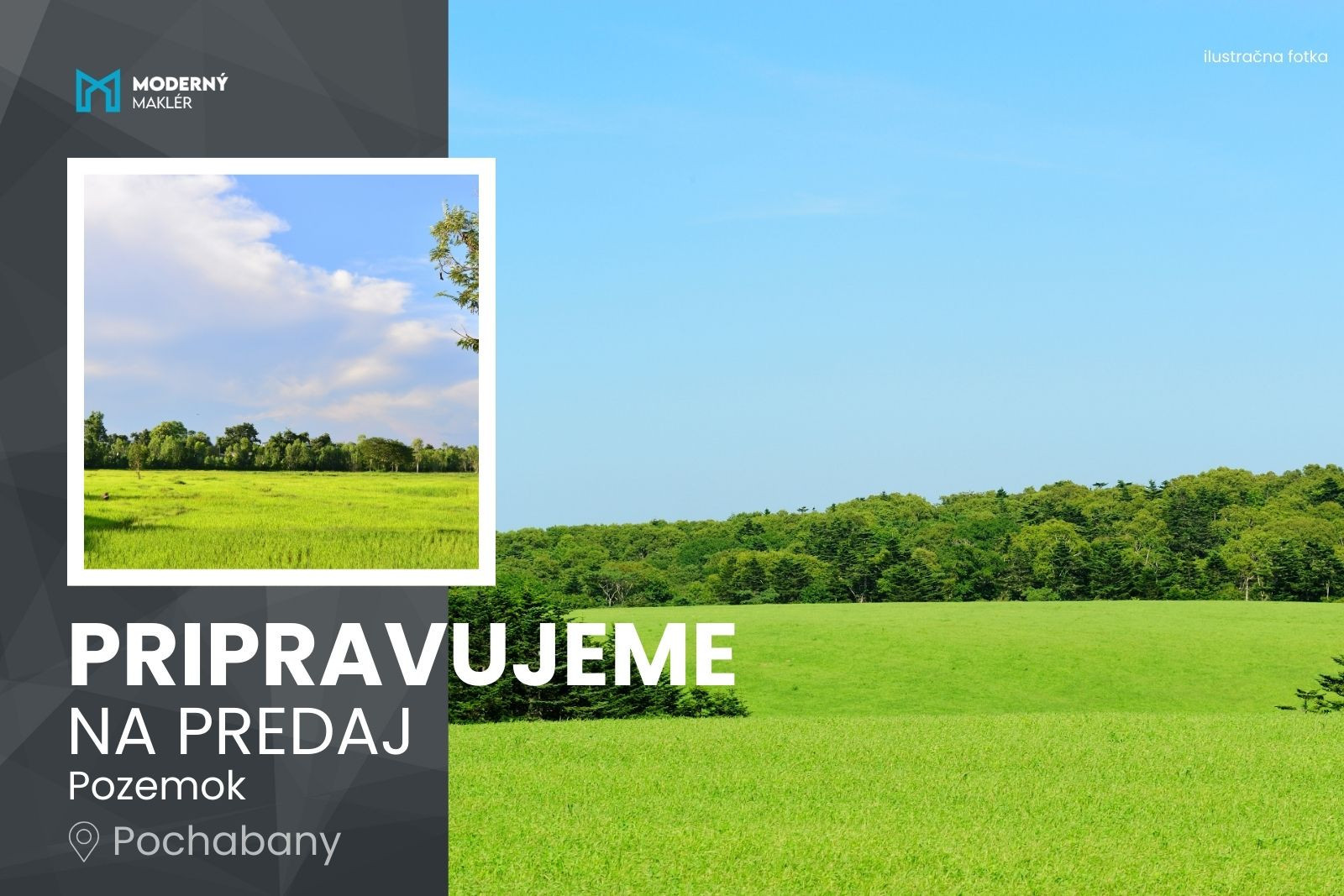 Na predaj pozemok v lokalite Pochabany