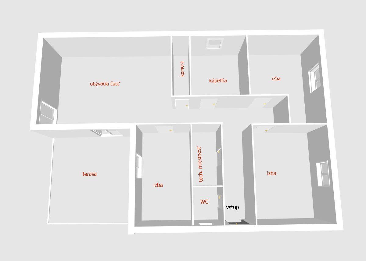 Exkluzívne iba u nás krásna novostavba v obci Uhrovec - dokončená