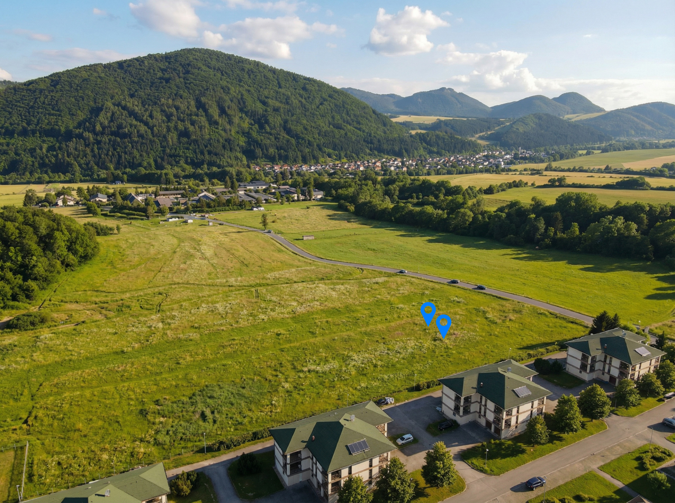 Na predaj stavebný a investičný pozemok v obci Krašňany