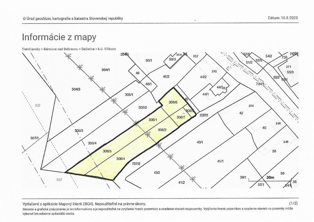 Nová cena !!! Exkluzívne na predaj pozemok - 1269m2, v obci Dežerice-časť Vlčkovo
